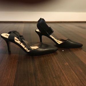 Like New Sam Edelman Ankle Strap Kitten Heel